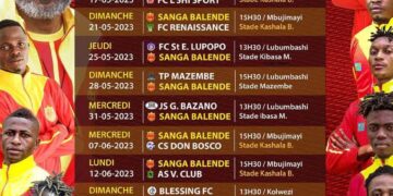 Reprise de la linafoot : Sanga Balende se prépare à livrer ses 13 matchs restants en 7 semaines