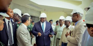Défense : Jean-Pierre Bemba visite le nouveau bâtiment de son ministère en construction