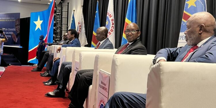 RDC : les dirigeants de l’Union sacrée ont adopté et signé la charte de la plateforme