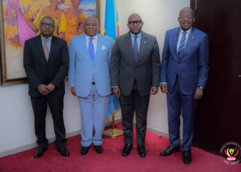 Agression rwandaise : Reçu par Sama Lukonde, le secrétaire général de l&rsquo;OEACP exprime sa solidarité à la RDC