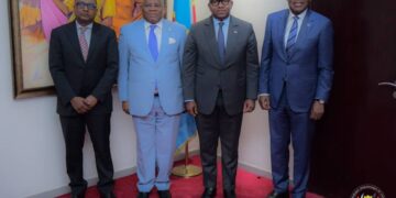 Agression rwandaise : Reçu par Sama Lukonde, le secrétaire général de l&rsquo;OEACP exprime sa solidarité à la RDC