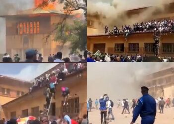 Kolwezi: incendie au Lycée Mwanga, un court-circuit électrique serait la cause du drame