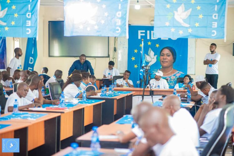 Kasaï oriental : la fédération provinciale de FIDEC en formation sur le rôle d&rsquo;un parti politique en démocratie et la gestion des ressources