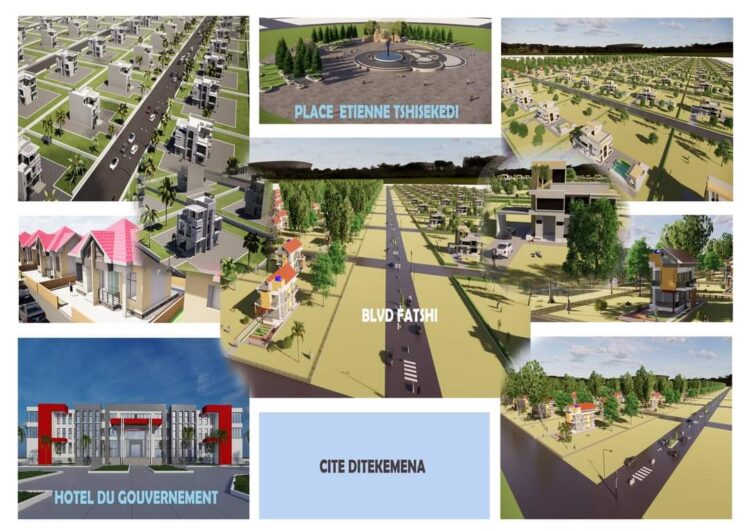 Kasaï-Oriental: « DITEKEMENA », cette nouvelle cité que le gouverneur Mathias Kabeya veut construire