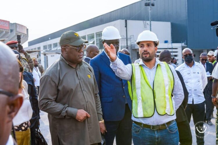 9e Jeux de la francophonie : Félix Tshisekedi à nouveau sur les chantiers