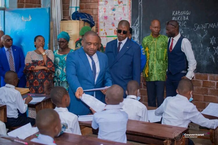 Kasaï-Oriental: EPST, le gouverneur Mathias Kabeya donne le coup d&rsquo;envoi du TENASOSP
