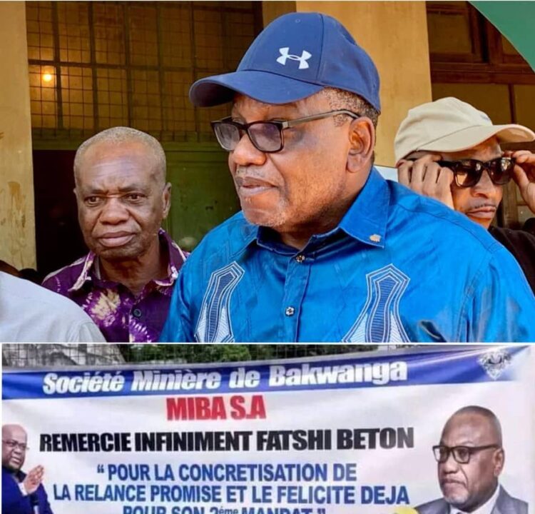 Relance de la MIBA : voici pourquoi le Directeur général ai Paulin Lukusa remercie le Chef de l&rsquo;État