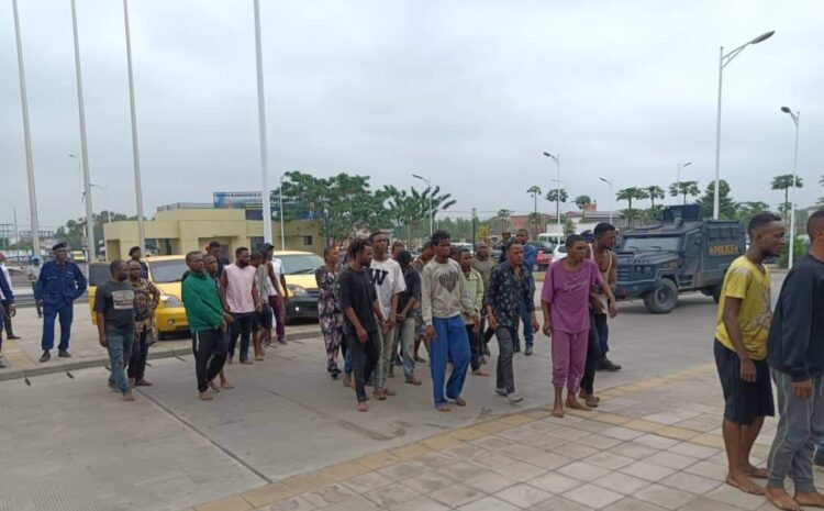 Criminalité à Kinshasa : la police présente 27 présumés kidnappeurs