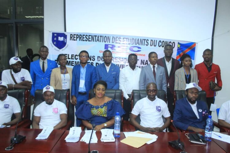 ESU: Idriss Mbiya du Kasaï-oriental élu deuxième Vice-président du bureau de la représentation nationale des étudiants