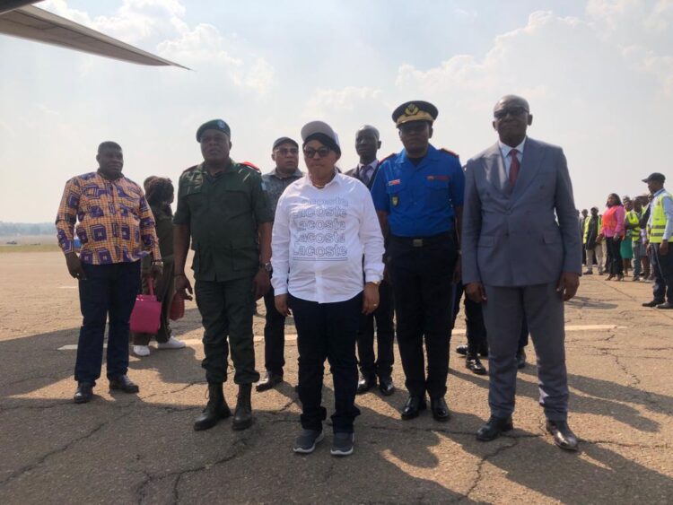 Kasaï-Oriental: de retour à Mbujimayi, la gouverneure intérimaire appelle à l&rsquo;unité de toute la population