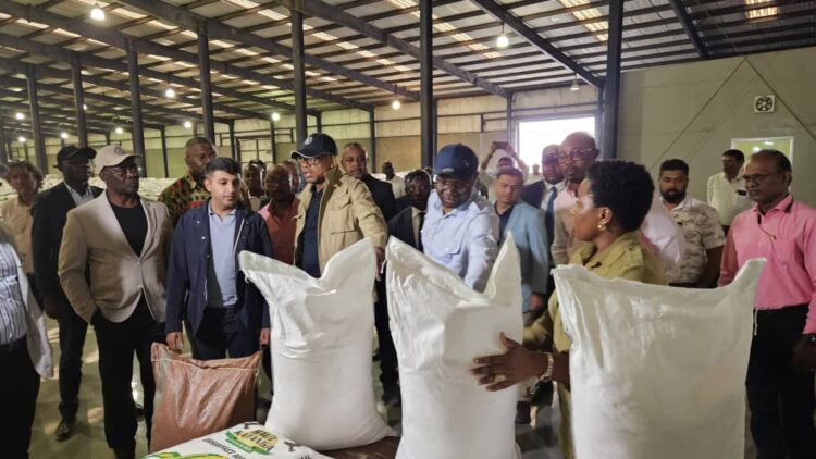 Autosuffisance alimentaire : José Mpanda, Nicolas Kazadi, Julien Paluku et Jean-Lucien Bussa en mission d&rsquo;inspection à Kasenga