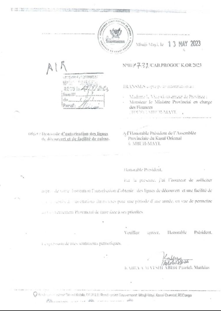 Kasaï-Oriental: présumé détournement de 700 millions de francs par Mathias Kabeya, quand les faits contredisent la rumeur