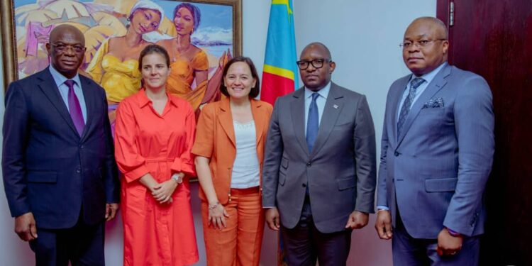 RDC : sécurité , développement, culture, Sama Lukonde et l&rsquo;ambassadrice de Belgique font le tour d&rsquo;horizon des relations entre les deux pays