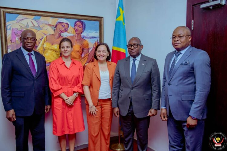 RDC : sécurité , développement, culture, Sama Lukonde et l&rsquo;ambassadrice de Belgique font le tour d&rsquo;horizon des relations entre les deux pays