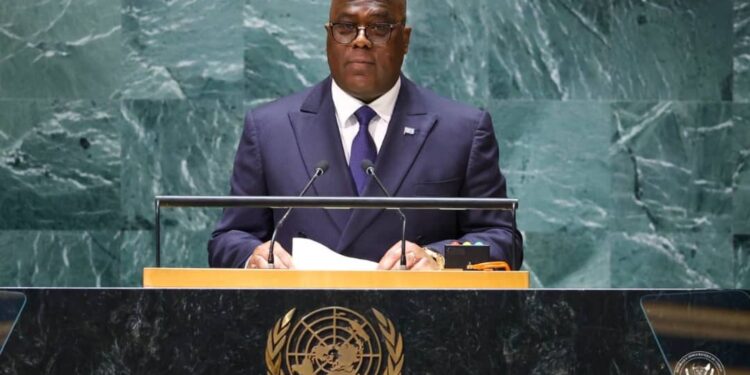 Assemblée générale de l’ONU : Félix Tshisekedi exige le retrait progressif et accéléré de la MONUSCO