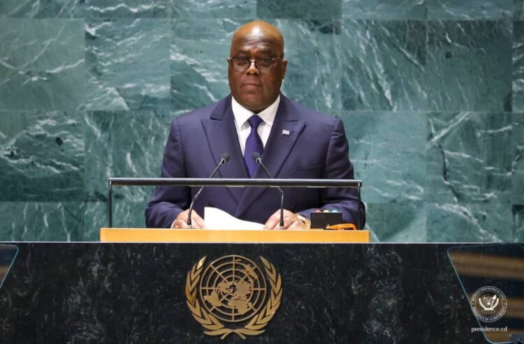 Assemblée générale de l&rsquo;ONU : Félix Tshisekedi exige le retrait progressif et accéléré de la MONUSCO