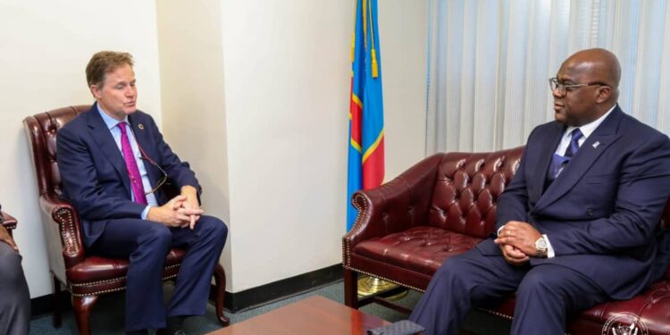 RDC : À New York, Félix Tshisekedi évoque la connectivité de l’Afrique avec le PDG de Meta
