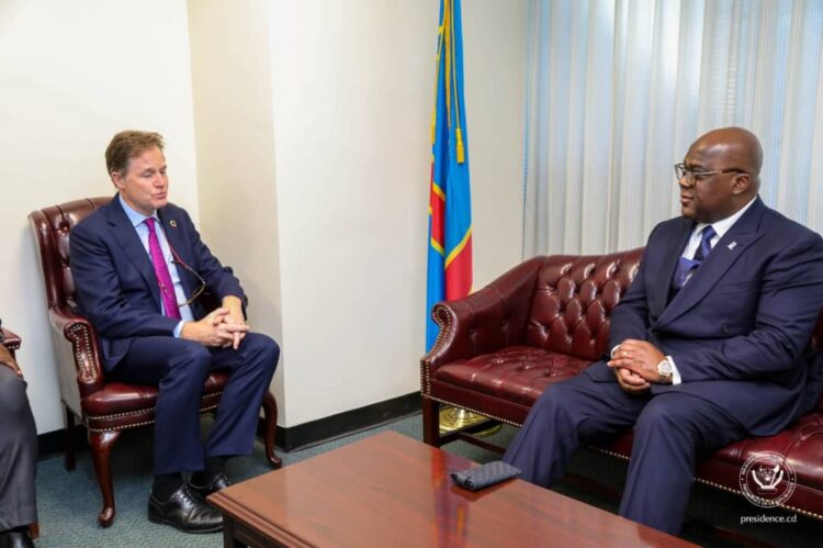 RDC : À New York, Félix Tshisekedi évoque la connectivité de l&rsquo;Afrique avec le PDG de Meta