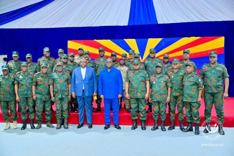 RDC : Félix Tshisekedi rappelle à l&rsquo;armée le respect son engagement pour la défense du pays et du peuple congolais