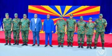 RDC: Christian Tshiwewe promu général d&rsquo;armée, Tshisekedi nomme de nouveaux généraux au sein des FARDC