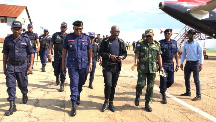 Arrivée à Mbujimayi du commissaire général adjoint de la PNC chargé de la police administrative