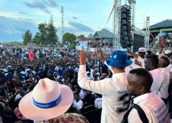 Élections 2023: À Goma, Moïse Katumbi s&rsquo;engage à rétablir la paix au Nord Kivu et en Ituri