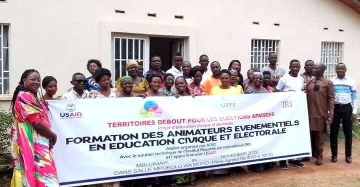 Kasaï-Oriental: clôture de la formation des animateurs événementiels en éducation civique et électorale