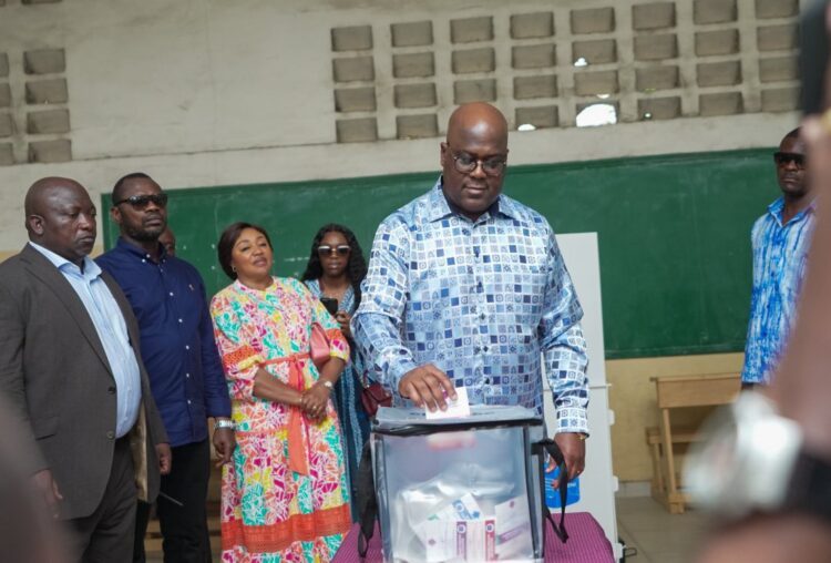 Élections 2023 : Félix Tshisekedi a voté