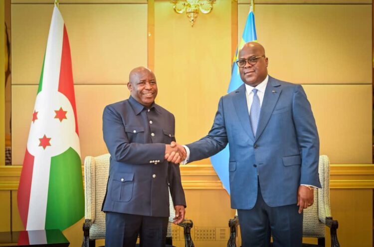 RDC : le président burundais, Evariste Ndayishimiye adresse ses félicitations à Félix Tshisekedi