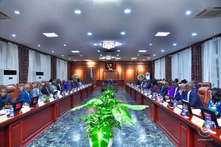 RDC : Sama Lukonde et 28 de ses ministres ont pris part à leur dernier conseil des ministres