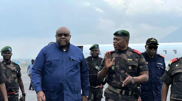 RDC : Bemba en mission d&rsquo;évaluation de la situation sécuritaire à Goma