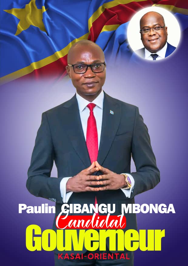 Kasaï-Oriental: Paulin Cibangu annonce sa candidature à l&rsquo;élection du gouverneur de province