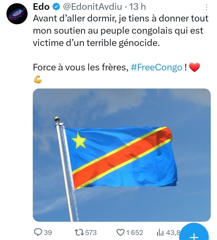 Guerre en RDC : élan de solidarité des peuples du monde envers les congolais