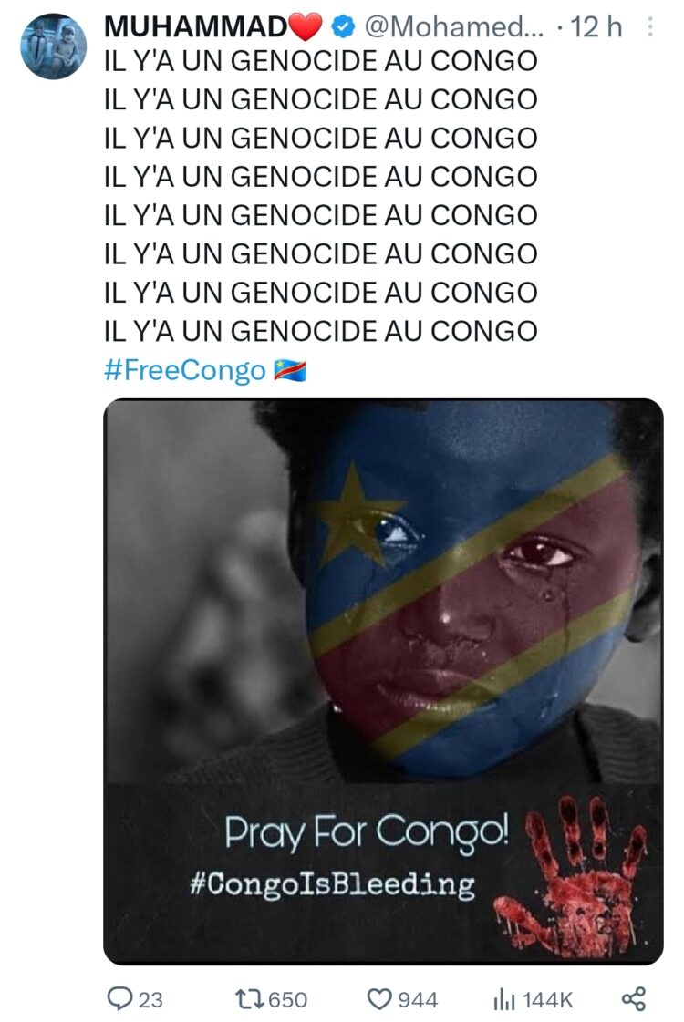 Guerre en RDC : élan de solidarité des peuples du monde envers les congolais