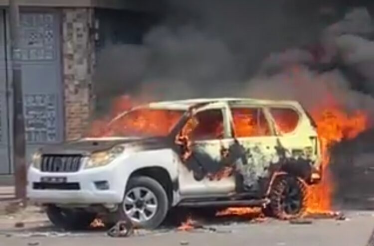 Incendie des véhicules de l&rsquo;ONU à Kinshasa : « Je rappelle que les violences contre le personnel de la MONUSCO peuvent constituer un crime de guerre » (Bintou Keita)