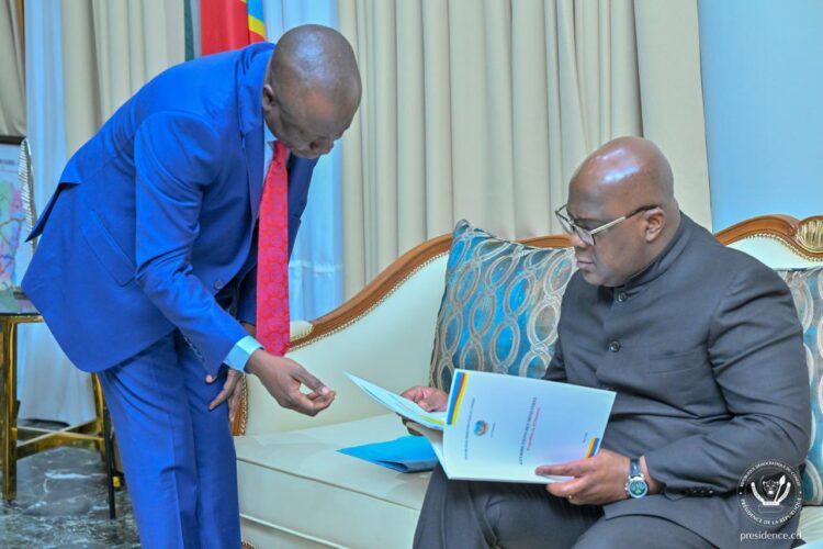 Formation du gouvernement : Augustin Kabuya a dépose ses conclusions auprès du Président Tshisekedi