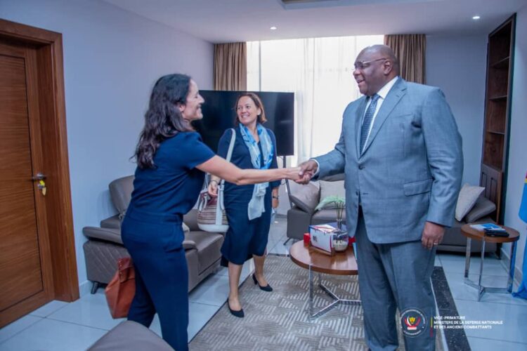 RDC : Bemba et l&rsquo;ambassadrice de Belgique échangent sur l&rsquo;insécurité de l&rsquo;Est du pays
