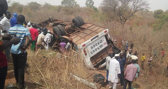 Haut-Katanga: Plus de 17 morts dans un accident de circulation sur la route Kasumbalesa-Mokambo