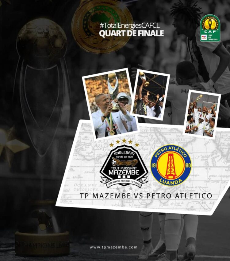 CAF C1: Mazembe va affronter Petro d&rsquo;Angola en quart de finale