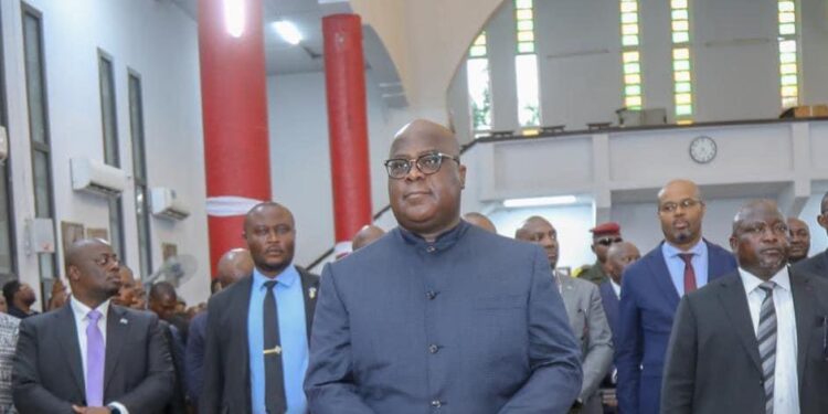 RDC : Félix Tshisekedi apparaît publiquement pour la première fois depuis une semaine