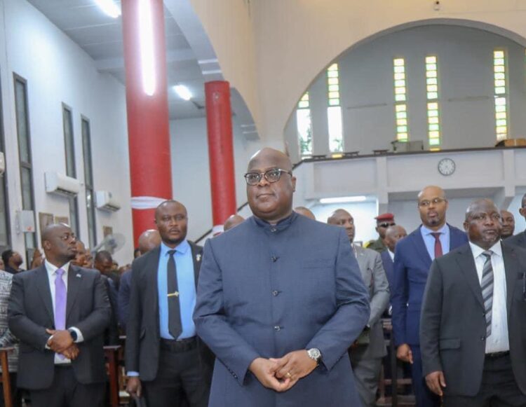 RDC : Félix Tshisekedi apparaît publiquement pour la première fois depuis une semaine