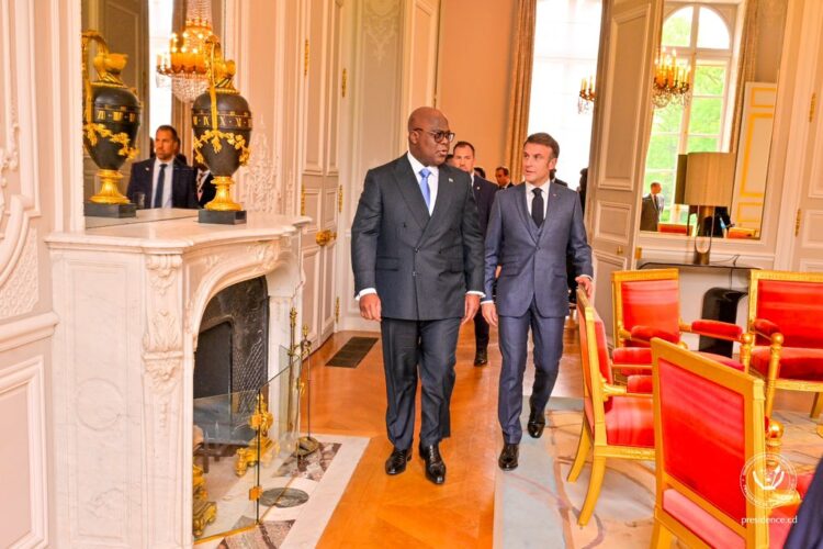 RDC – France : Face à Tshisekedii, Macron invite le Rwanda à se retirer du territoire congolais