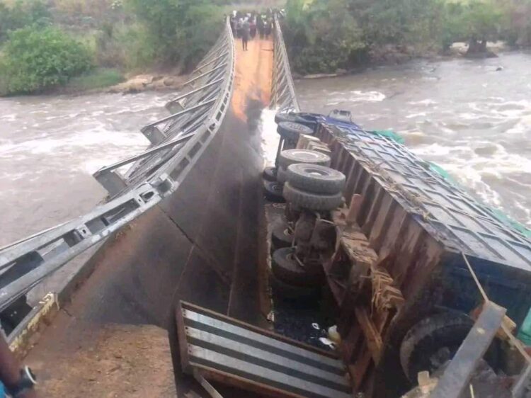 Kasaï Oriental: effondrement du pont Lubi à Kabeya Kamwanga, plusieurs blessés signalés