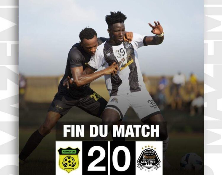 Linafoot ligue 1 : Maniema Union inflige à Mazembe sa première défaite de la saison