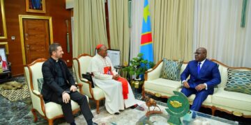 RDC : Le Cardinal Fridolin Ambogo reçu par Félix Tshisekedi, « le souci du président est le bien du peuple »