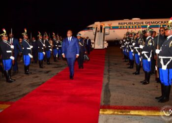 RDC : Félix Tshisekedi est arrivé à Lubumbashi