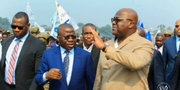 RDC : le président Tshisekedi satisfait de l&rsquo;évolution des travaux de construction du débarcadère intégré de Kinkole à Kinshasa