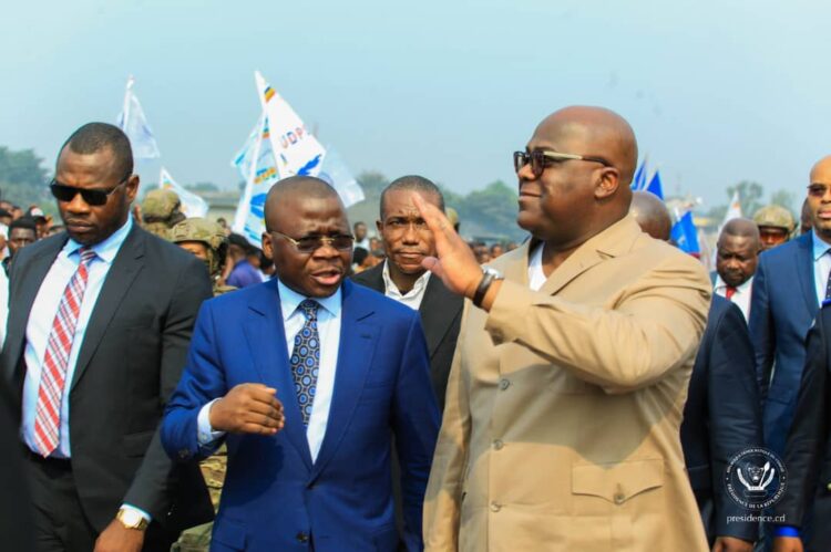 RDC : le président Tshisekedi satisfait de l&rsquo;évolution des travaux de construction du débarcadère intégré de Kinkole à Kinshasa
