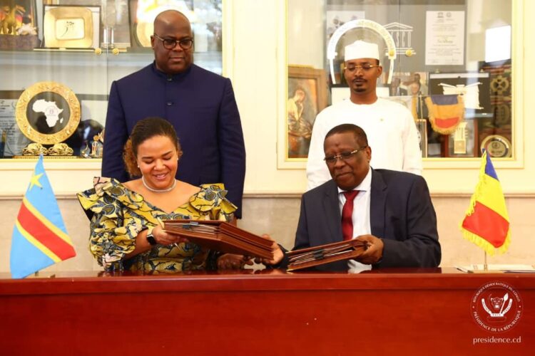 RDC : Félix Tshisekedi conclut son séjour au Tchad par la signature de 3 accords de coopération