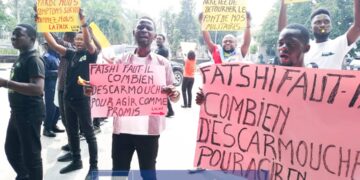 Guerre à l&rsquo;Est : en sit in devant la primature, la LUCHA s&rsquo;oppose à toute négociation avec le Rwanda